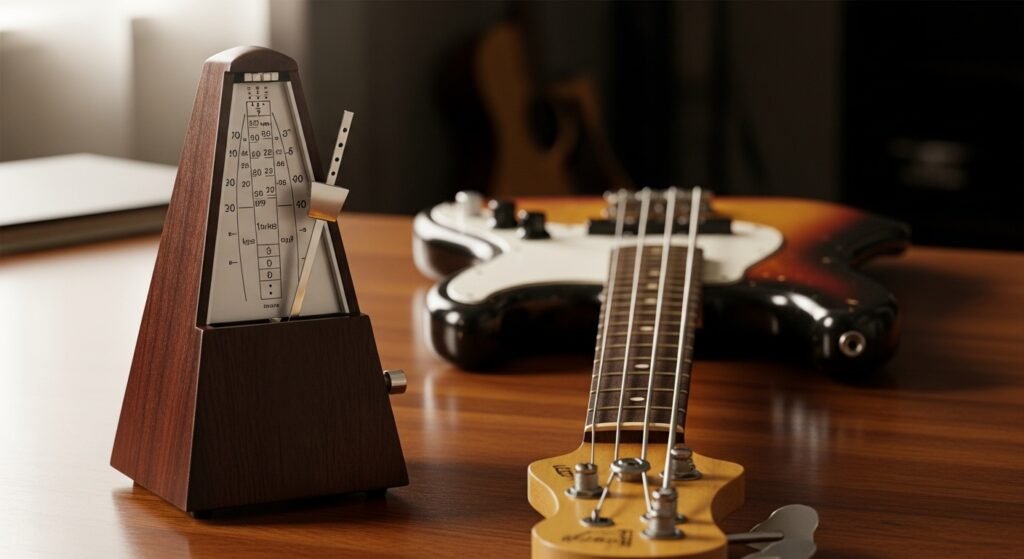 metrônomo para contrabaixo